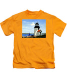 Brant Point Lighthouse Nantucket Massachusetts - Kids T-Shirt