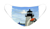 Brant Point Lighthouse Nantucket Massachusetts - Face Mask