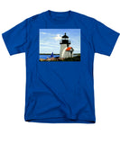 Brant Point Lighthouse Nantucket Massachusetts - Men's T-Shirt  (Regular Fit)