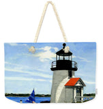 Brant Point Lighthouse Nantucket Massachusetts - Weekender Tote Bag