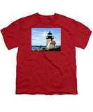 Brant Point Lighthouse Nantucket Massachusetts - Youth T-Shirt