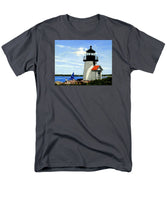 Brant Point Lighthouse Nantucket Massachusetts - Men's T-Shirt  (Regular Fit)