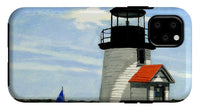 Brant Point Lighthouse Nantucket Massachusetts - Phone Case