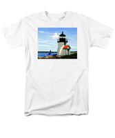 Brant Point Lighthouse Nantucket Massachusetts - Men's T-Shirt  (Regular Fit)