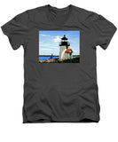 Brant Point Lighthouse Nantucket Massachusetts - Men's V-Neck T-Shirt