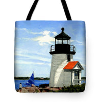 Brant Point Lighthouse Nantucket Massachusetts - Tote Bag