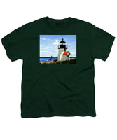 Brant Point Lighthouse Nantucket Massachusetts - Youth T-Shirt