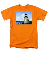 Brant Point Lighthouse Nantucket Massachusetts - Men's T-Shirt  (Regular Fit)