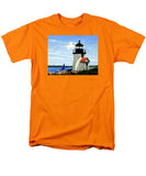 Brant Point Lighthouse Nantucket Massachusetts - Men's T-Shirt  (Regular Fit)