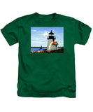 Brant Point Lighthouse Nantucket Massachusetts - Kids T-Shirt