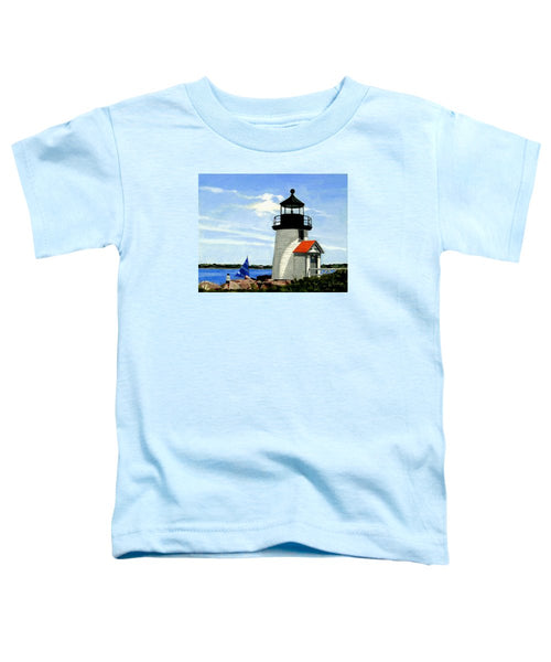 Brant Point Lighthouse Nantucket Massachusetts - Toddler T-Shirt