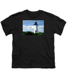 Cape Poge Lighthouse Martha's Vineyard Massachusetts - Youth T-Shirt