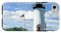 Cape Poge Lighthouse Martha's Vineyard Massachusetts - Phone Case