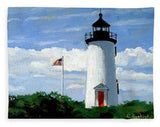 Cape Poge Lighthouse Martha's Vineyard Massachusetts - Blanket