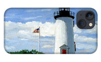 Cape Poge Lighthouse Martha's Vineyard Massachusetts - Phone Case