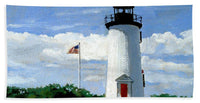 Cape Poge Lighthouse Martha's Vineyard Massachusetts - Bath Towel