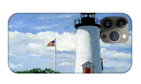 Cape Poge Lighthouse Martha's Vineyard Massachusetts - Phone Case