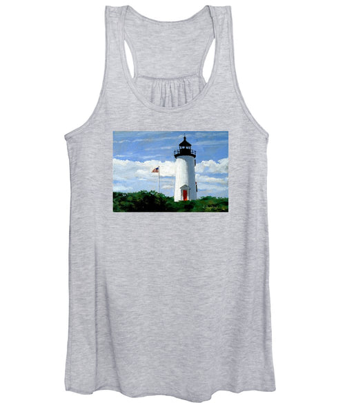 Cape Poge Lighthouse Martha's Vineyard Massachusetts - Women's Tank Top