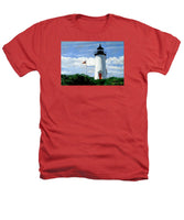 Cape Poge Lighthouse Martha's Vineyard Massachusetts - Heathers T-Shirt