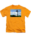 Cape Poge Lighthouse Martha's Vineyard Massachusetts - Kids T-Shirt