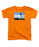 Cape Poge Lighthouse Martha's Vineyard Massachusetts - Toddler T-Shirt