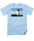 Cape Poge Lighthouse Martha's Vineyard Massachusetts - Men's T-Shirt  (Regular Fit)