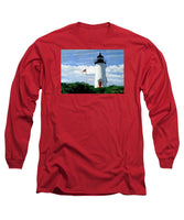 Cape Poge Lighthouse Martha's Vineyard Massachusetts - Long Sleeve T-Shirt