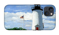 Cape Poge Lighthouse Martha's Vineyard Massachusetts - Phone Case