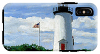 Cape Poge Lighthouse Martha's Vineyard Massachusetts - Phone Case