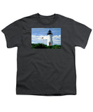 Cape Poge Lighthouse Martha's Vineyard Massachusetts - Youth T-Shirt