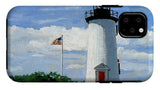 Cape Poge Lighthouse Martha's Vineyard Massachusetts - Phone Case