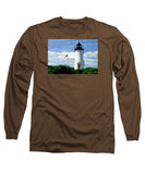 Cape Poge Lighthouse Martha's Vineyard Massachusetts - Long Sleeve T-Shirt