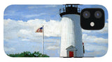 Cape Poge Lighthouse Martha's Vineyard Massachusetts - Phone Case