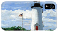 Cape Poge Lighthouse Martha's Vineyard Massachusetts - Phone Case