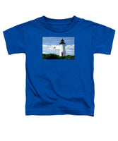 Cape Poge Lighthouse Martha's Vineyard Massachusetts - Toddler T-Shirt