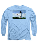 Cape Poge Lighthouse Martha's Vineyard Massachusetts - Long Sleeve T-Shirt