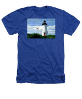 Cape Poge Lighthouse Martha's Vineyard Massachusetts - Heathers T-Shirt