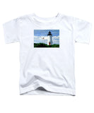 Cape Poge Lighthouse Martha's Vineyard Massachusetts - Toddler T-Shirt