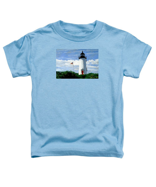 Cape Poge Lighthouse Martha's Vineyard Massachusetts - Toddler T-Shirt