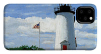 Cape Poge Lighthouse Martha's Vineyard Massachusetts - Phone Case