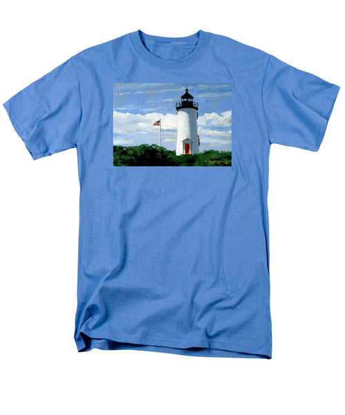 Cape Poge Lighthouse Martha's Vineyard Massachusetts - Men's T-Shirt  (Regular Fit)