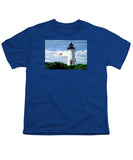 Cape Poge Lighthouse Martha's Vineyard Massachusetts - Youth T-Shirt