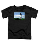 Cape Poge Lighthouse Martha's Vineyard Massachusetts - Toddler T-Shirt