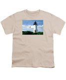 Cape Poge Lighthouse Martha's Vineyard Massachusetts - Youth T-Shirt