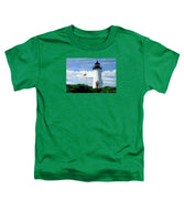 Cape Poge Lighthouse Martha's Vineyard Massachusetts - Toddler T-Shirt