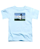 Cape Poge Lighthouse Martha's Vineyard Massachusetts - Toddler T-Shirt