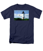 Cape Poge Lighthouse Martha's Vineyard Massachusetts - Men's T-Shirt  (Regular Fit)