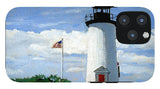 Cape Poge Lighthouse Martha's Vineyard Massachusetts - Phone Case