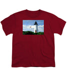 Cape Poge Lighthouse Martha's Vineyard Massachusetts - Youth T-Shirt