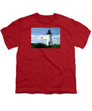 Cape Poge Lighthouse Martha's Vineyard Massachusetts - Youth T-Shirt